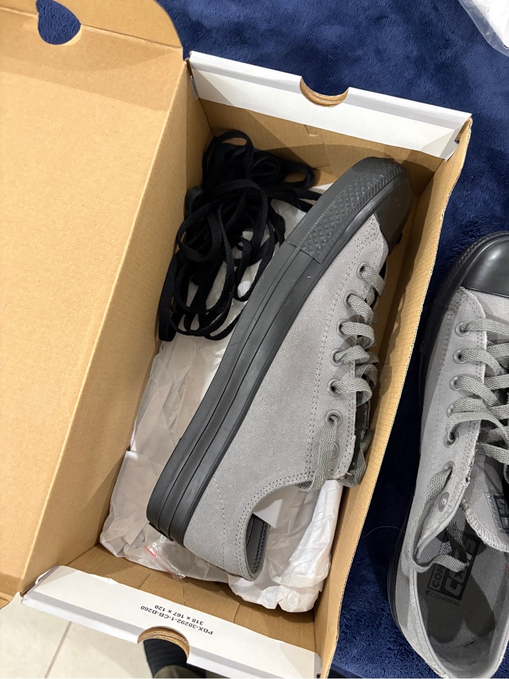 Grey Suede Converse CTAS Pro OX - New In Box - Mens Size 9